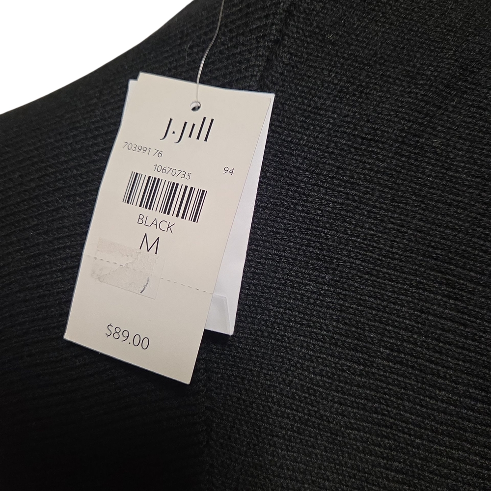 J. Jill  NWT Elegant Black Women's Cardigan - Picture 5 of 7